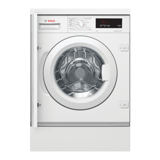 Bosch WIW24304ES User Manual And Installation Instructiions