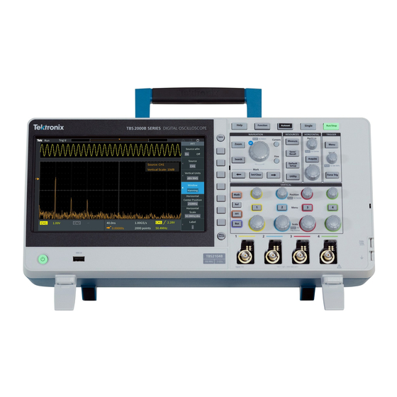 Tektronix TBS2000B Series Manual