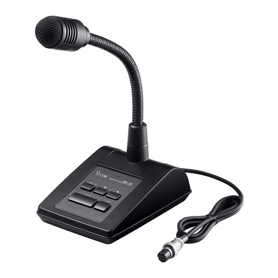 Icom SM-50 Instructions
