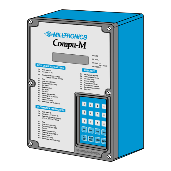 Milltronics COMPU-M Instruction Manual