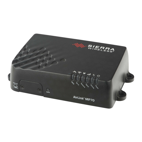 Sierra Wireless AirLink MP70 Quick Start Manual