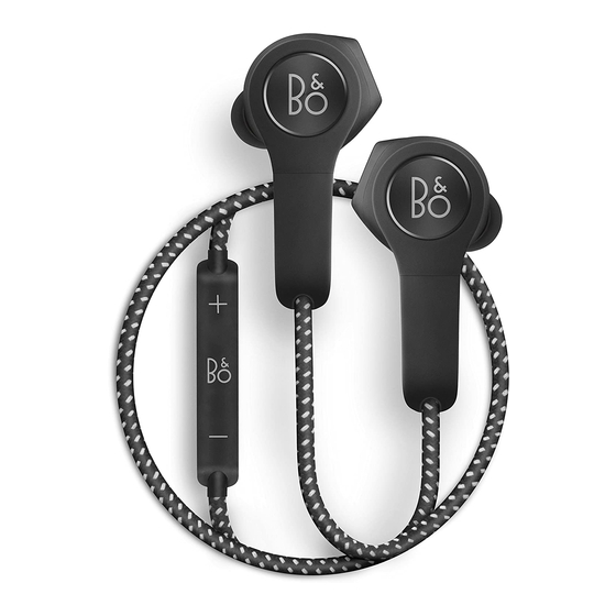 BeoPlay H5 User Manual