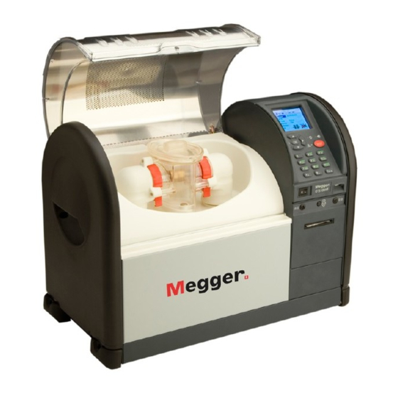 Megger OTS100AF Quick Reference Manual