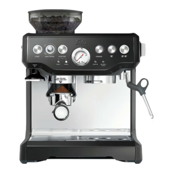 SOLIS Grind & Infuse Pro 115A User Manual
