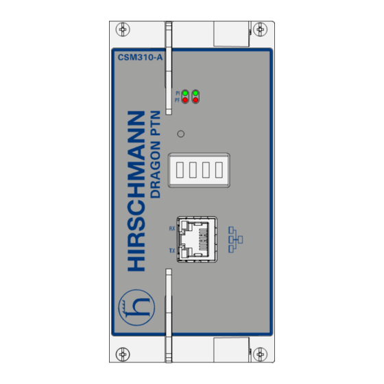 Belden HIRSCHMANN Dragon PTN CSM310-A Manuals