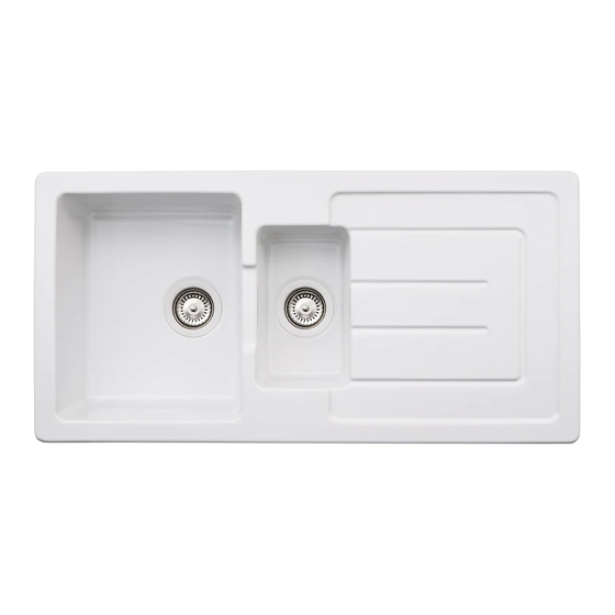 Abode Ceramic Inset Sink AX4028 Manual