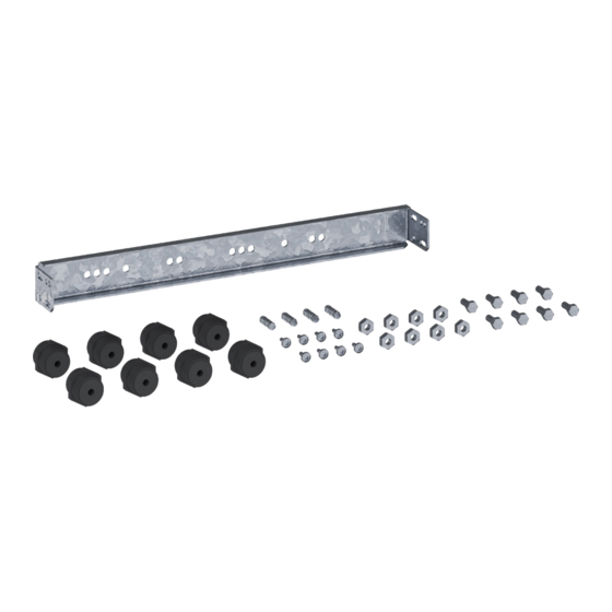 hager UZ1LA2 Series Mounting Instructions
