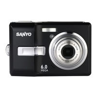 Sanyo VPC-S670R - 6-Megapixel Digital Camera Instruction Manual