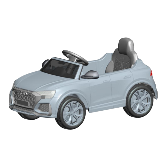 Moebelix Audi RS Q8 Motorized Toy Car Manuals