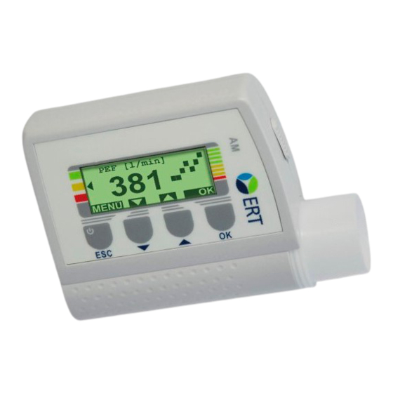 ERT Asthma Monitor AM1+ Instructions For Use Manual