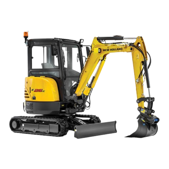 New Holland E26C Service Manual