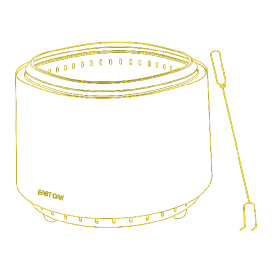 EAST OAK Pan Stove Series Owner's Manual
