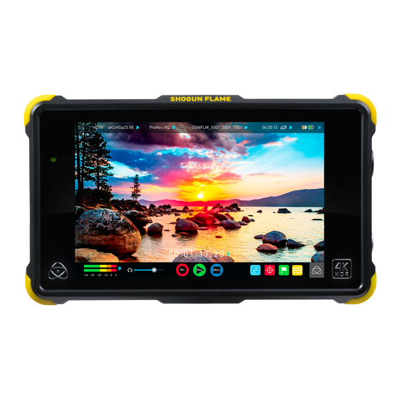Atomos Shogun flame Manuals