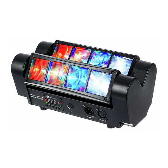 thomann MiniSpider FX 8 x 3 W RGBW User Manual
