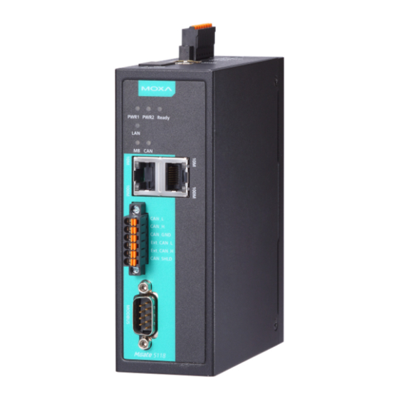 Moxa Technologies MGate 5118 Series User Manual