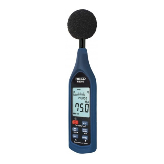 Reed Instruments R8080 Instruction Manual