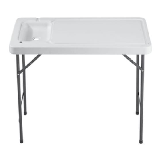 Bass Pro Shops FOLDING PROCESSING TABLE Setup Instructions