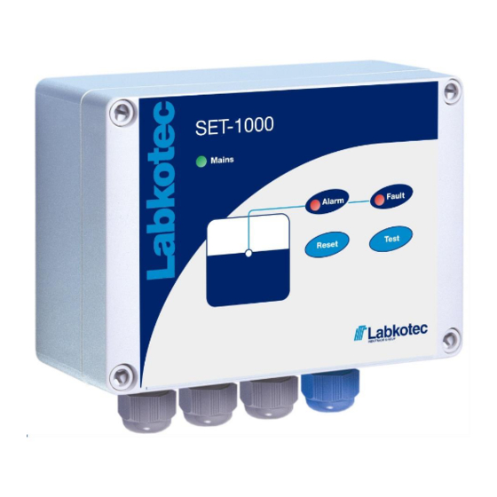 Labkotec SET-1000 Installation And Operating Instructions Manual