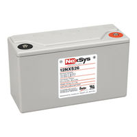 Nexsys 12NXS36 Battery Installation, Operation And Maintenance