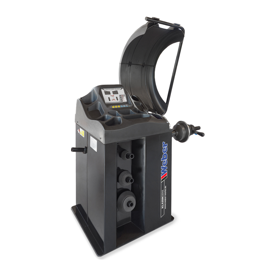 User Manuals: Weber Klassik Series Wheel Balancer