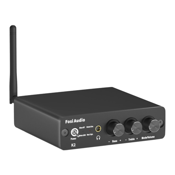 Fosi Audio DAC-K2 Manuals