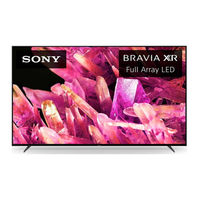 Sony BRAVIA XR Reference Manual