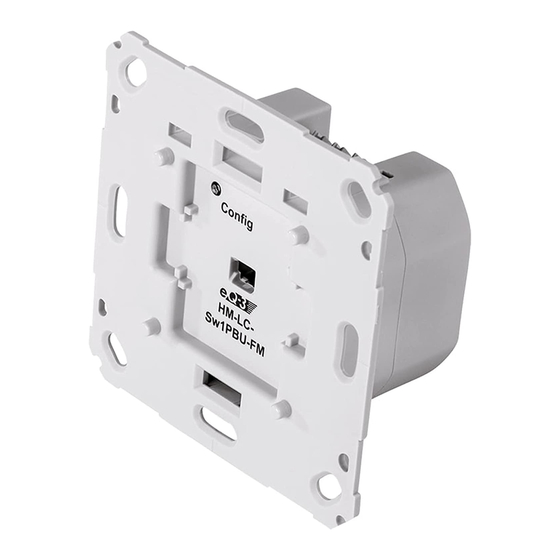 HomeMatic HM-LC-Sw1PBU-FM Installation And Operating Manual