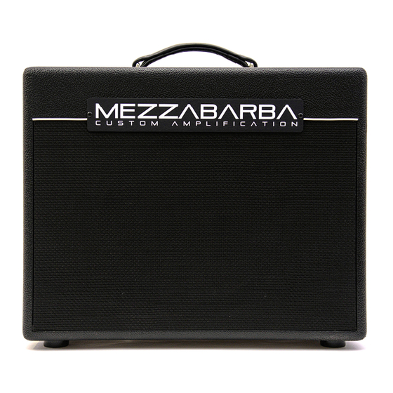 Mezzabarba Z18 COMBO User Manual
