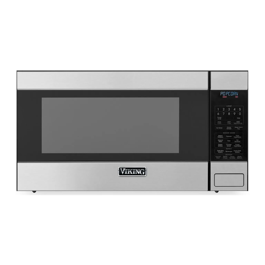 Viking RVM320SS, CRVM320SS - Microwave Oven Manual