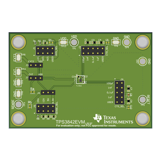 Texas Instruments TPS3842EVM User Manual