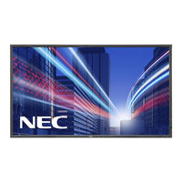 NEC MultiSync X474HB User Manual