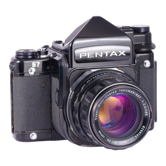 Pentax 67 Operating Manual