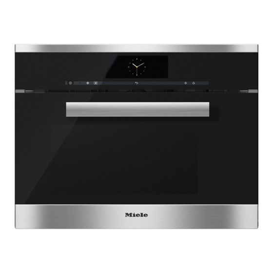 Miele DGM 6800 Operating And Installation Instructions