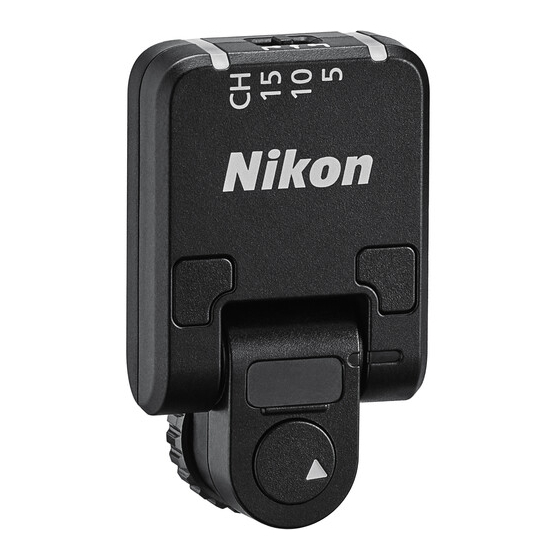 Nikon WR-R11a Reference Manual