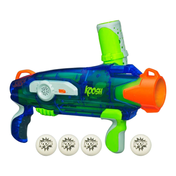 Hasbro KOOSH GALAXY Solar Recon Quick Start Manual