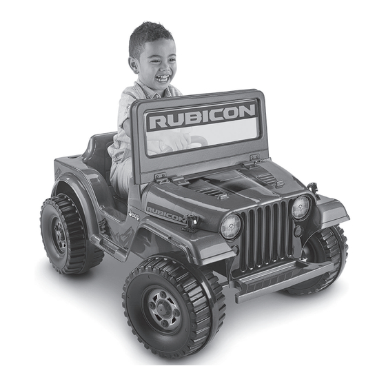Mattel Fisher-Price POWER WHEELS FXM32 Owner's Manual
