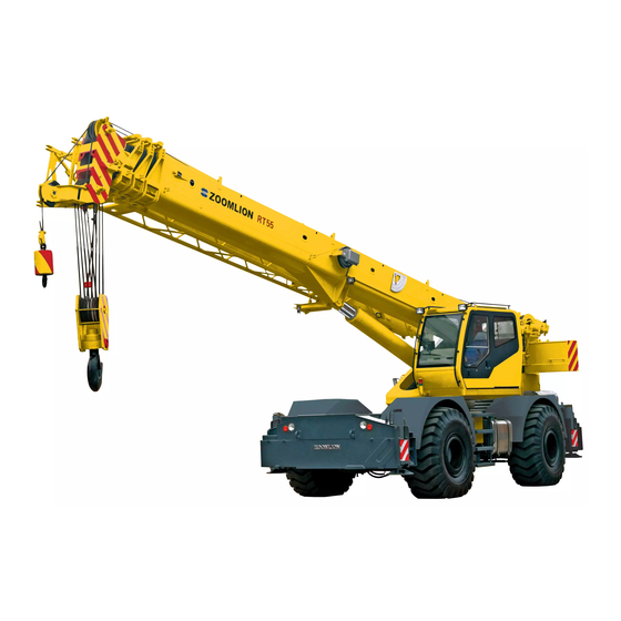 Zoomlion RT55 Maintenance Manual