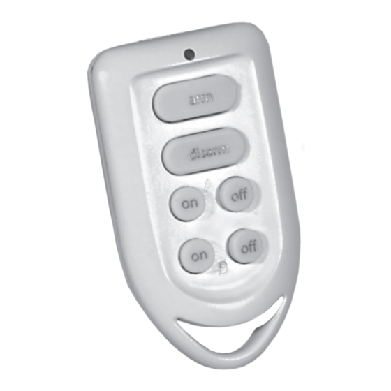 Radio Shack Wireless Security Keychain Remote Owner's Manual