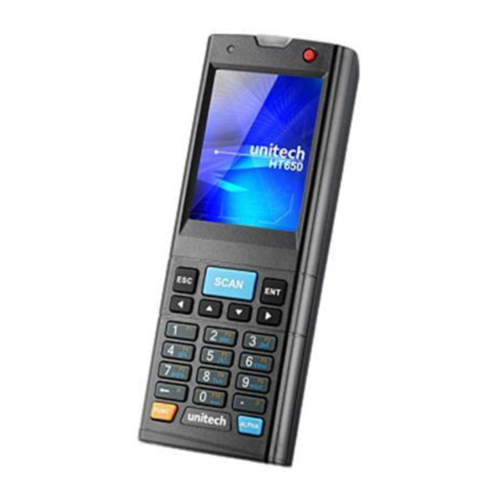 Unitech HT650 Quick Reference Manual