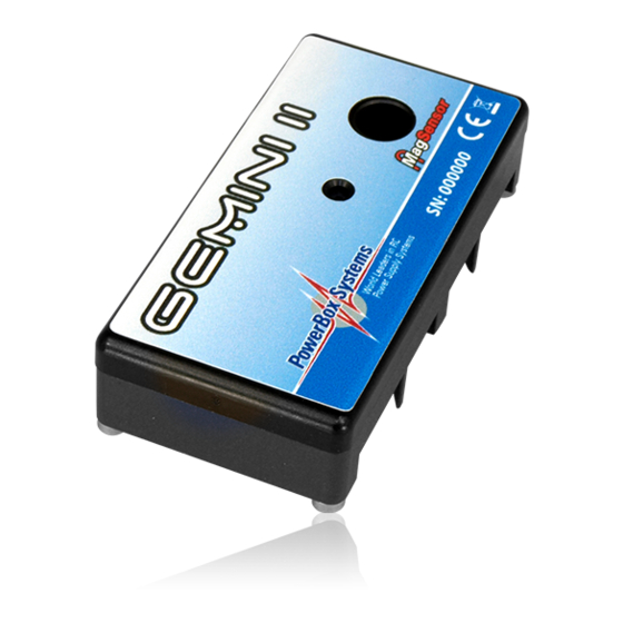 User Manuals: PowerBox Systems GEMINI II Power Supply