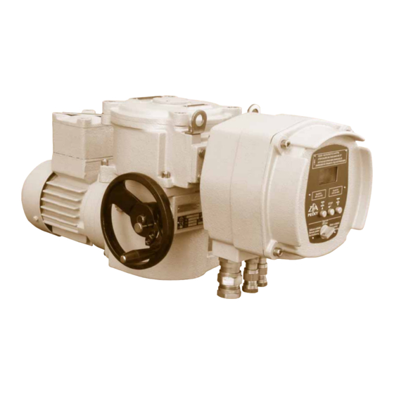 ZPA Pecky, a.s. MODACT MOED EEx Series Manuals