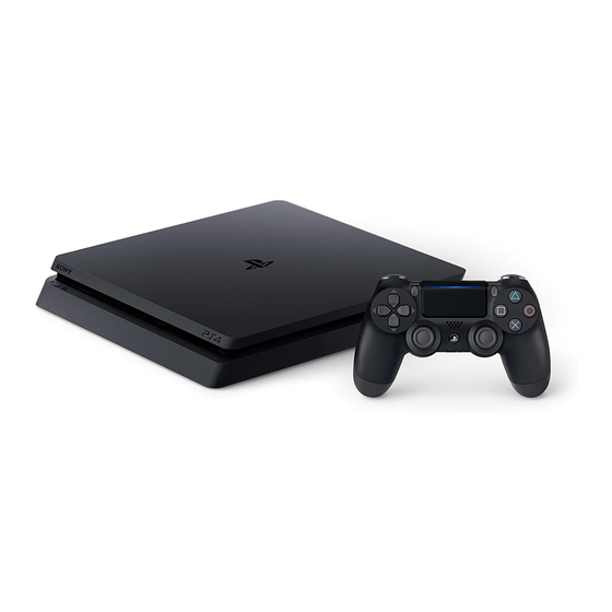 Sony PS4 Quick Start Manual