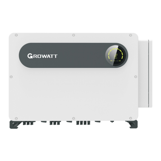 Growatt MAX 125KTL3-X LV Installation & Operation Manual