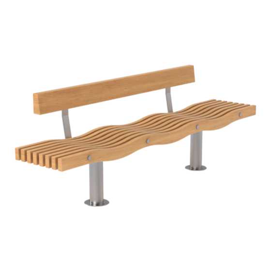 Factory Furniture Serpentine Bench Operation & Maintenance Manual