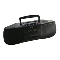 Sony CFS-B15 - Am/fm Stereo Cassette Recorder Service Manual