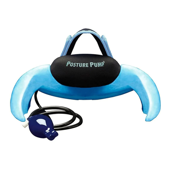 Posture Pump Disc Hydrator 1100 Instructions