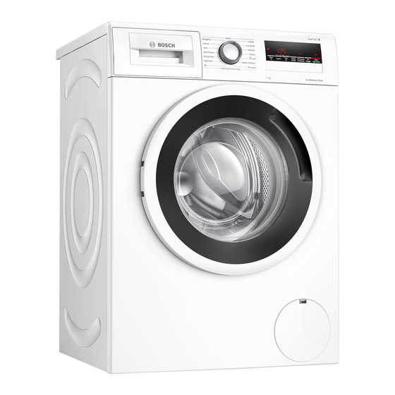 Bosch WAN24257IT User Manual And Installation Instructions