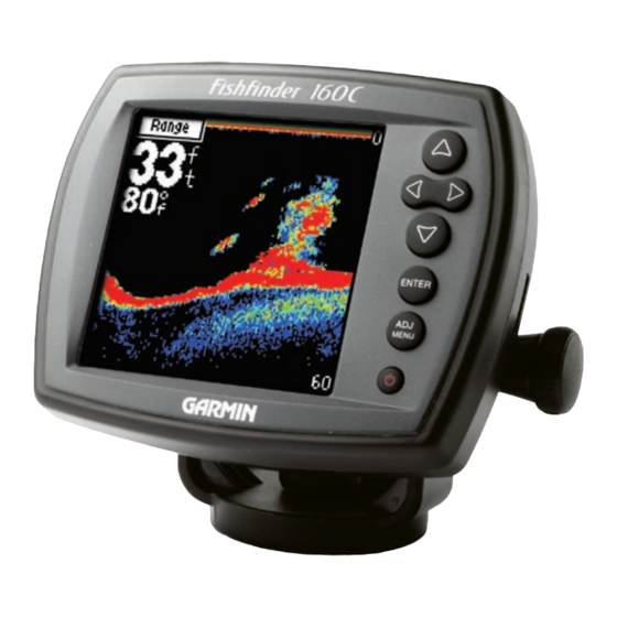 GARMIN FISHFINDER 160C OWNER'S MANUAL Pdf Download ManualsLib