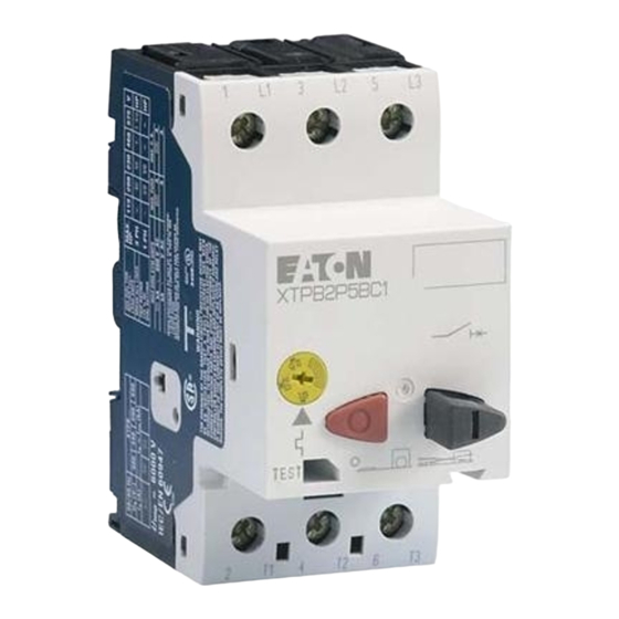 Eaton PKZM0 T Series Instruction Leaflet