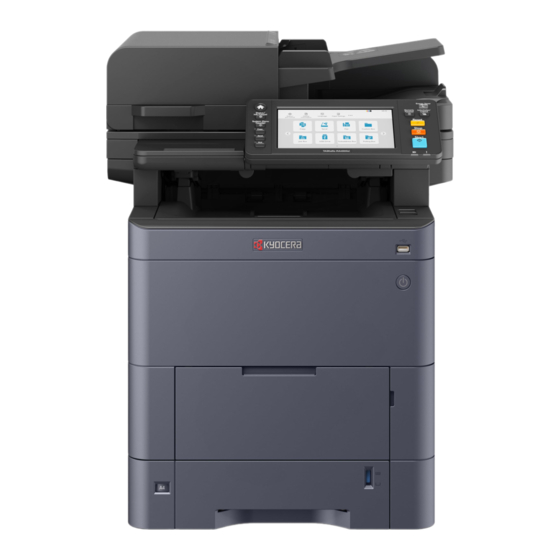 Kyocera TASKalfa MA4500ci Manual